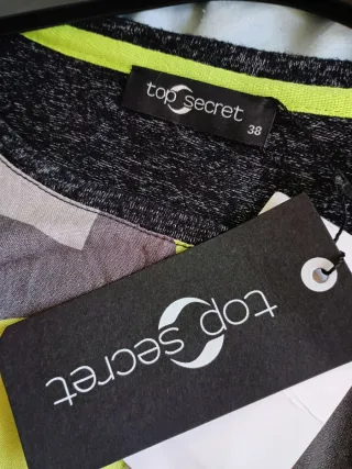 Top Secret-Blusa/Jersey fino doble cara