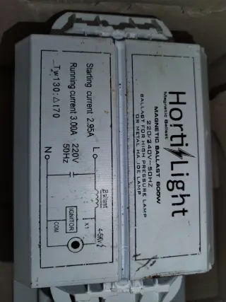 Ballast Magnetico Horti Light 600W
