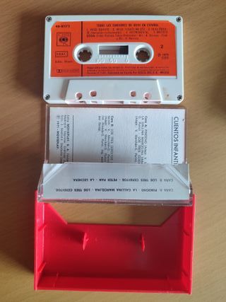Lote 4 Cintas Cassette Infantiles TV Años 70-80
