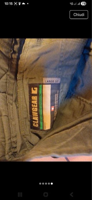 Pantaloni Clawgear tg.52 verdi