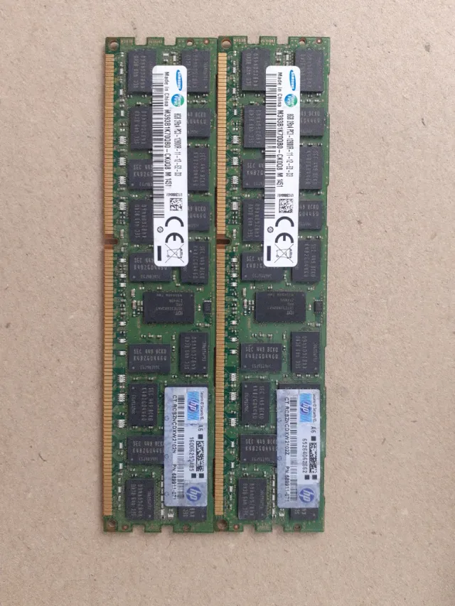 2x 8GB DDR3L 1600MHz Samsung Módulos RAM