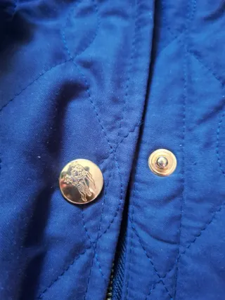 Chaqueta Burberry acolchada cuadros vintage