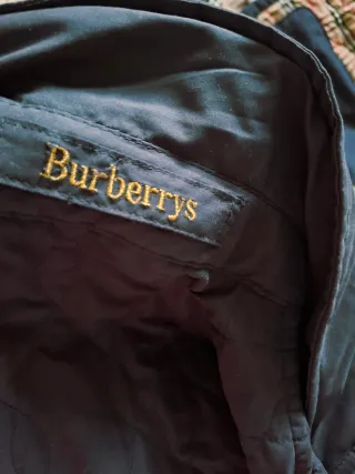 Chaqueta Burberry acolchada cuadros vintage