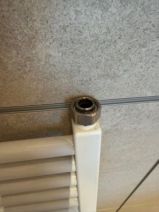 Radiador toallero agua blanco