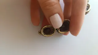 Pulsera Monet Morada y Dorada