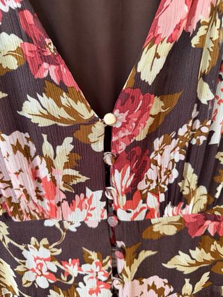 Vestido floral Massimo Dutti