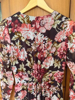Vestido floral Massimo Dutti