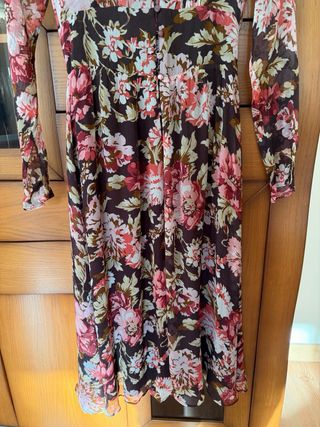 Vestido floral Massimo Dutti