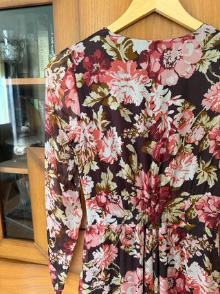 Vestido floral Massimo Dutti