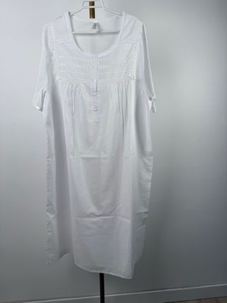 Camisón Arabesco Blanco Talla 54