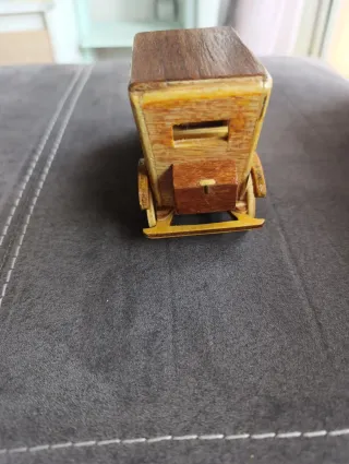 Coche Antiguo Madera Decorativo