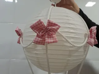 Lámpara infantil globo aerostático