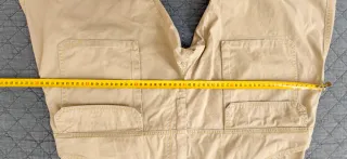 Pantaloni uomo cargo beige