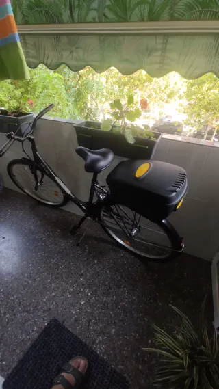 Bicicleta Unisex B'Twin Negra