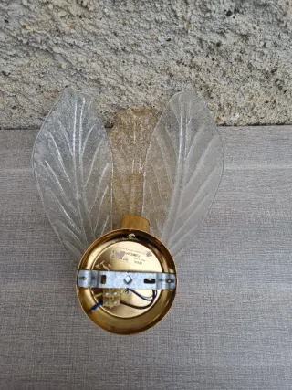 Lampada applique Murano Graniglia Lampara