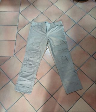 Pantaloni Tattici Combat Beige Tg.XL