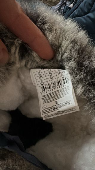 Botas de nieve Quechua azul y gris