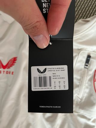 Camiseta Athletic Club Castore Beige