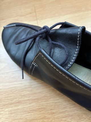 Zapatos de piel negros mujer talla 38