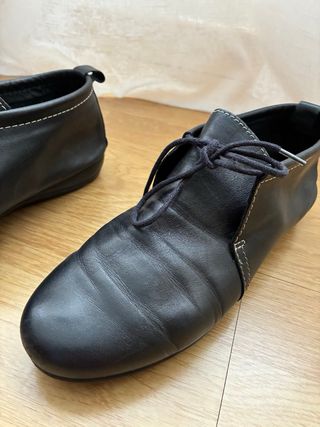 Zapatos de piel negros mujer talla 38