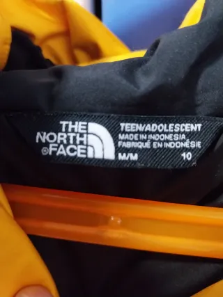 Chaqueta The North Face niño amarilla y negra