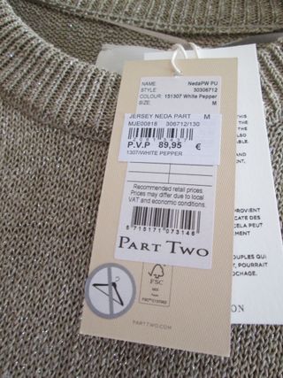 JERSEY BEIGE Y PLATA PART TWO COPENHAGUEN