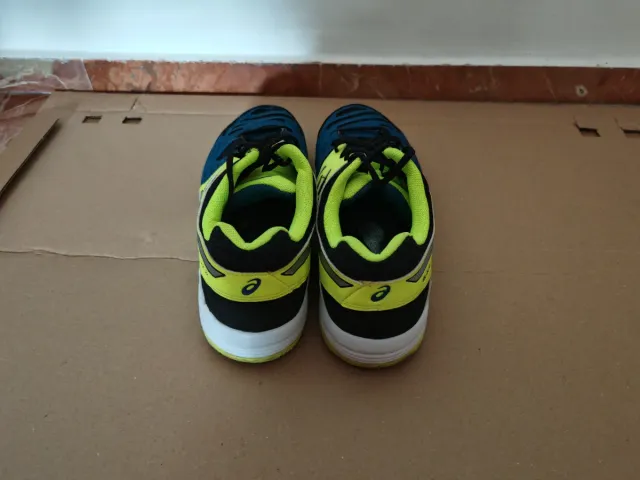 Zapatillas Asics Padel Azul y Verde