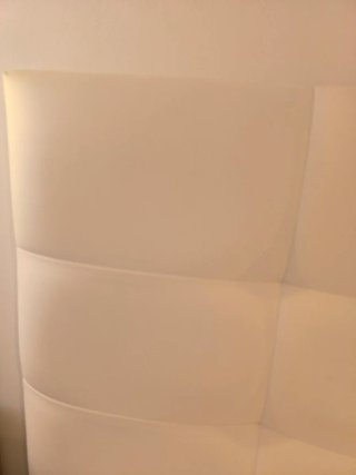 Cabecero de cama blanco polipiel
