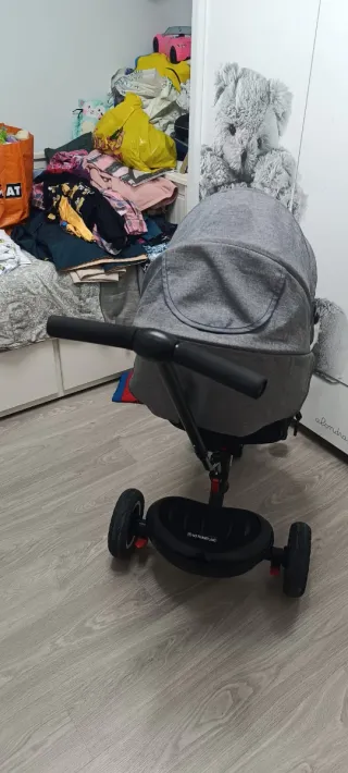 Triciclo evolutivo gris