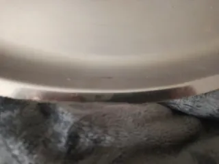 Bandeja metálica antigua 38x22 cm acero inoxidable