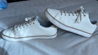 Bambas Tommy Hilfiger Blancas y Beige