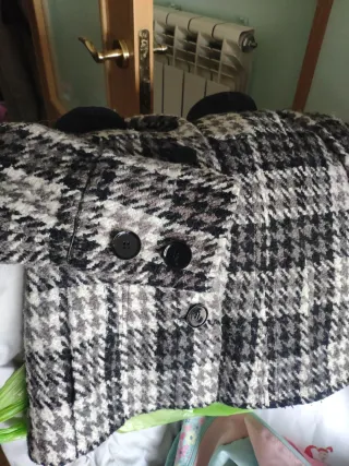 Chaqueta Zara Basic cuadros mujer