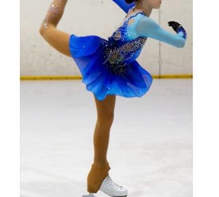 Vestido patinaje artístico 10 años
