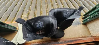Botines de tacón alto negros