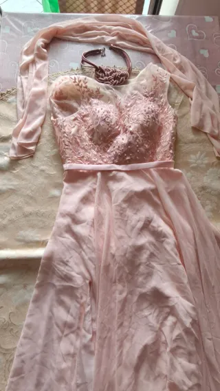 Abito da cerimonia rosa