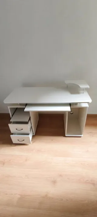 Escritorio blanco moderno multifuncional