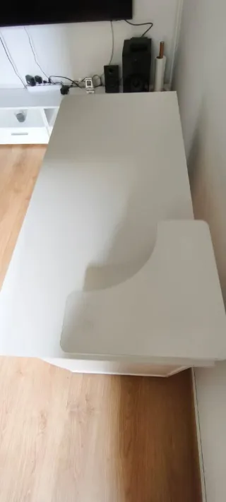 Escritorio blanco moderno multifuncional