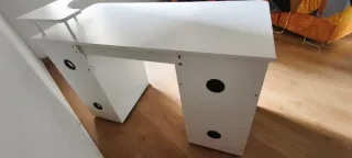 Escritorio blanco moderno multifuncional