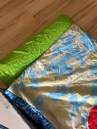 Colchón hinchable cama infantil . FUNDA LAVABLE