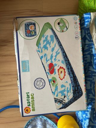 Colchón hinchable cama infantil . FUNDA LAVABLE