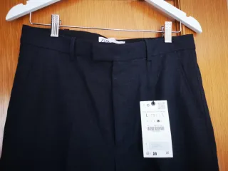 Pantalón traje Zara azul T-L