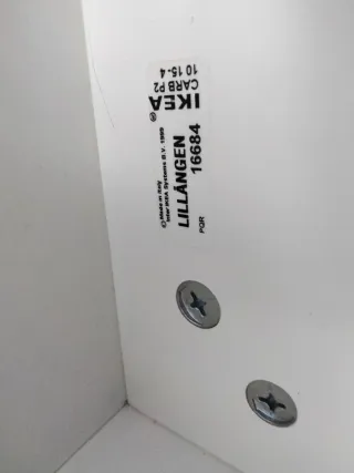 Estantería modular Ikea blanca