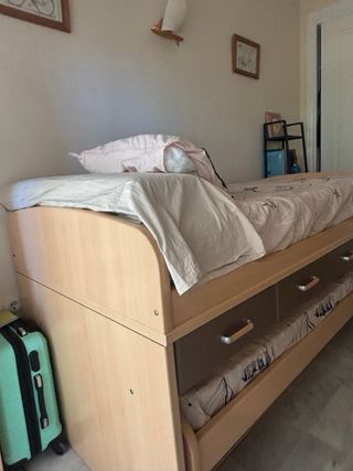 Cama nido con cajones