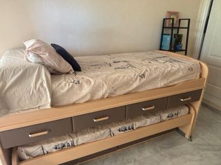 Cama nido con cajones