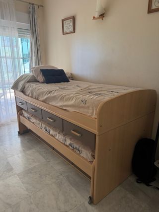 Cama nido con cajones