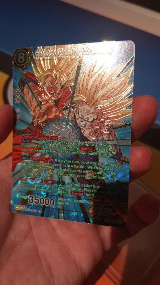 SS Son Goku & Son SS2 Gohan SPR carta Dragon Ball