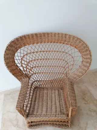 Butaca Sofá Mimbre Ratán