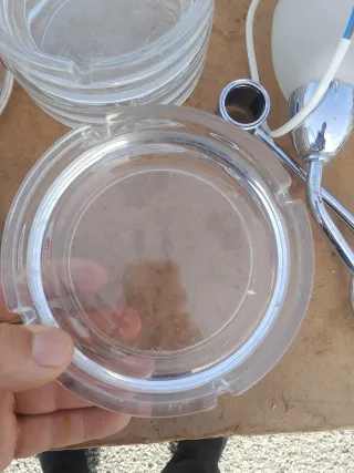 Cenicero grande de cristal ,4