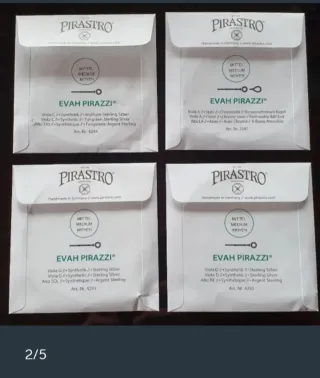Cuerdas de Viola Nuevas Pirastro Evah Pirazzi