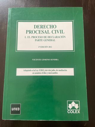 Curso completo de Derecho procesal civil